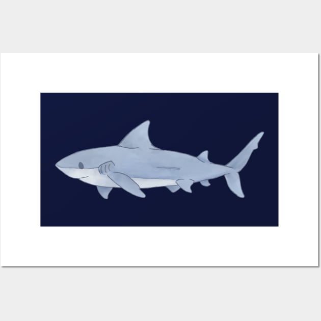 Bull Shark Wall Art by ManonDeLArt